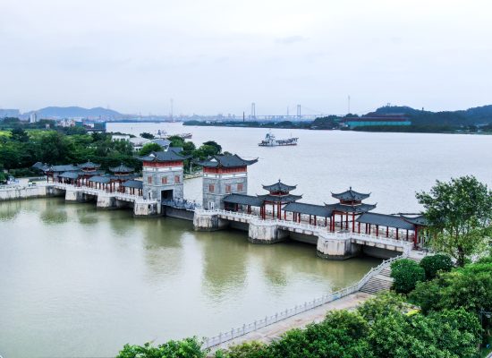 广州市黄埔区长洲岛新担涌水闸工程施工